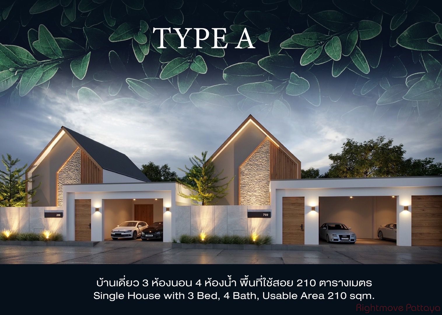 Baan Mae Villa 4, House In East Pattaya