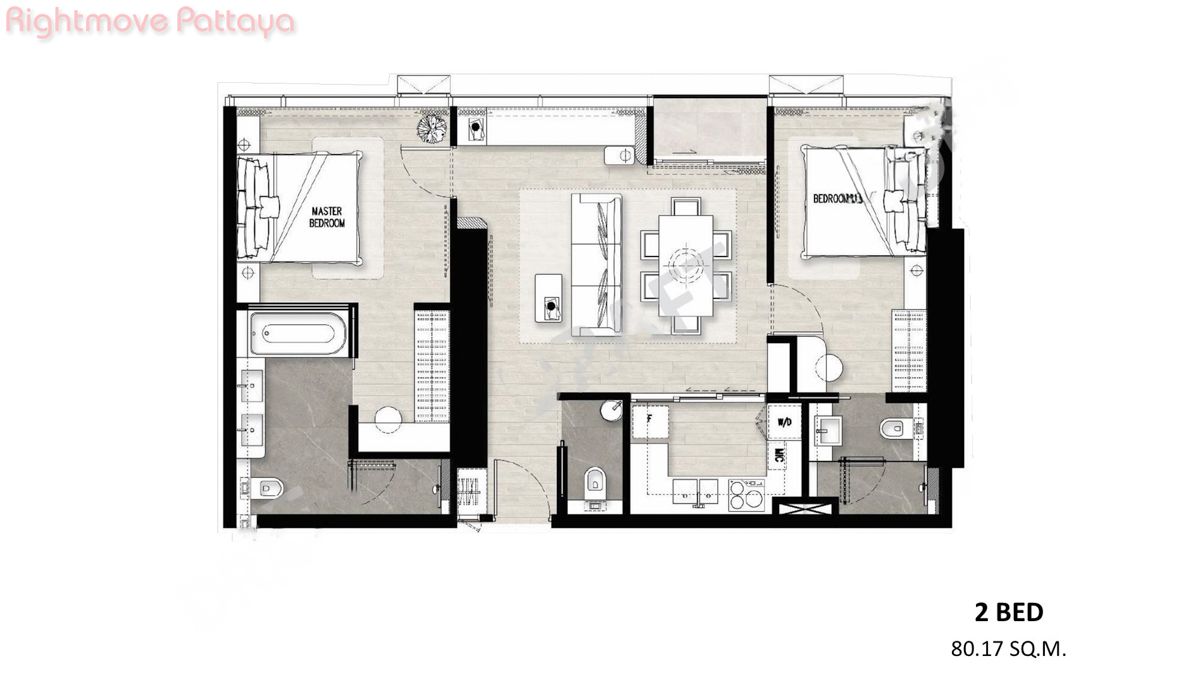 ONCE Wongamat, Condo In North Pattaya