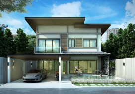 3 Beds House For Sale In Central Pattaya-Zensiri Midtown Villas